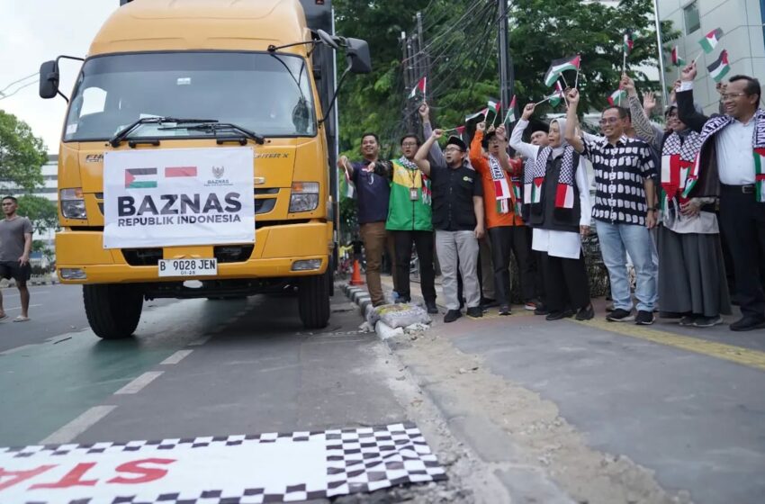  Pelepasan Bantuan Kemanusiaan LAZNAS IZI Bersama BAZNAS RI