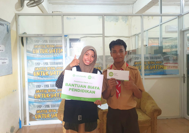  IZI dan Zakatpedia Bantu Naufal Lanjut Sekolah Meraih Cita-Cita