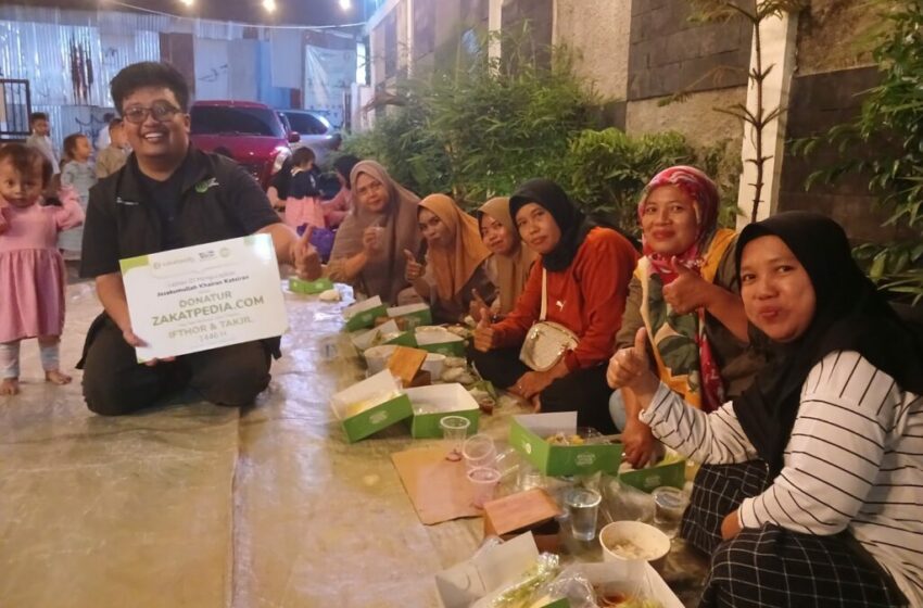  IZI dan Zakatpedia Salurkan Paket Ifthar Takjil kepada PKBM Raudhotul Jannah Mansyuriah Depok